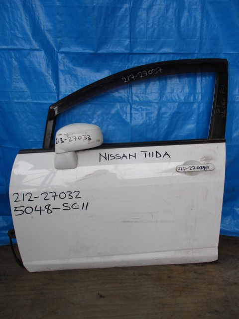 Used Nissan Tiida DOOR REAR VIEW MIRROR FRONT LEFT